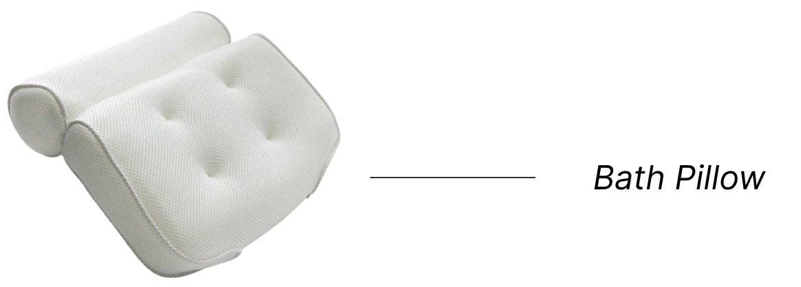 Luxe Bath pillow